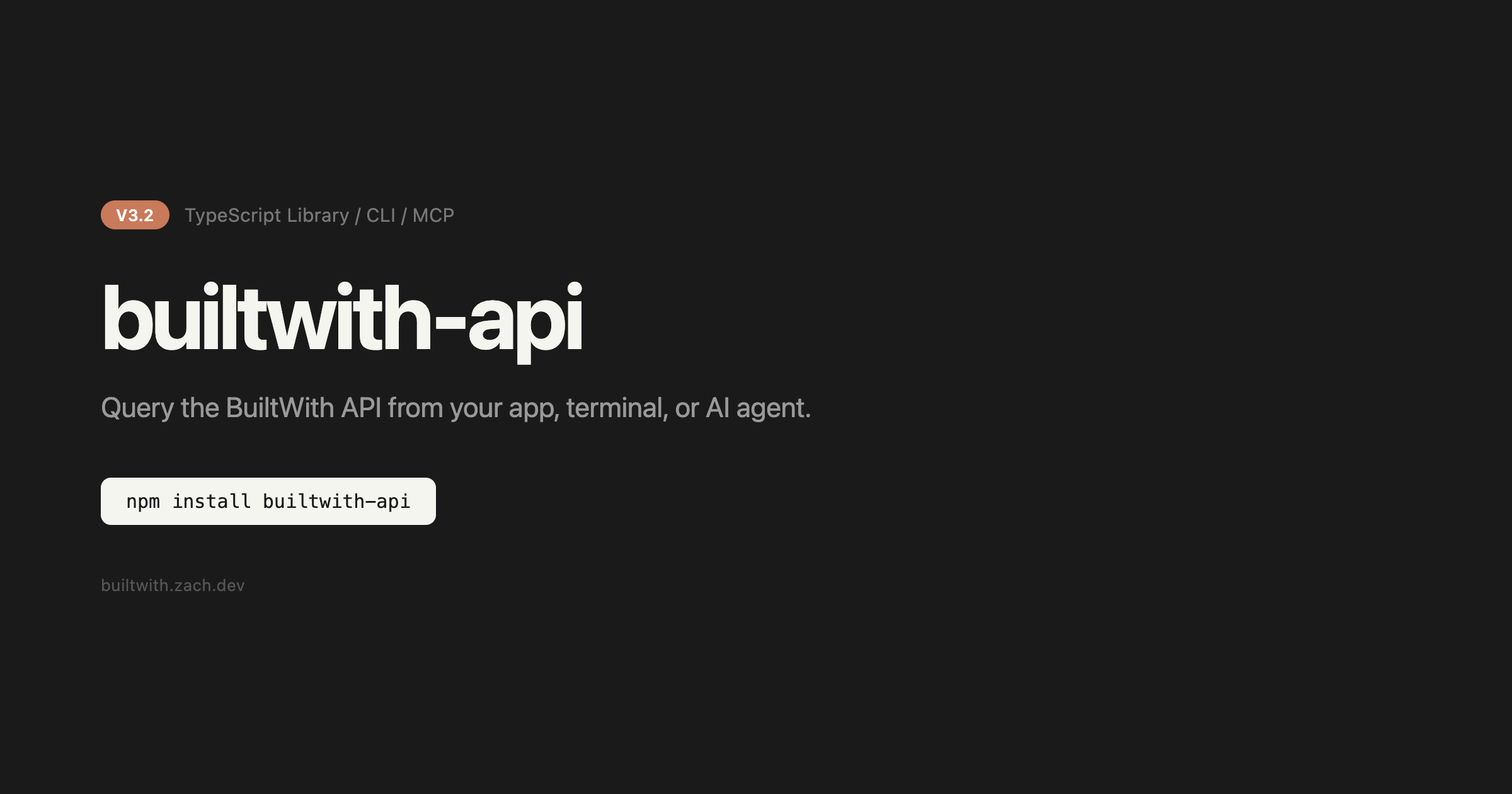 Command Line | builtwith-api